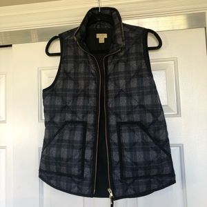 J. Crew plaid vest